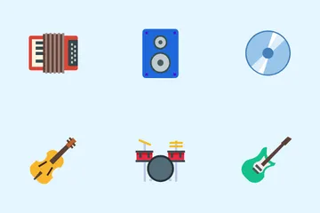 Music Instruments Icon Pack