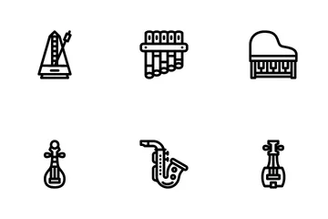 Music Instruments Icon Pack