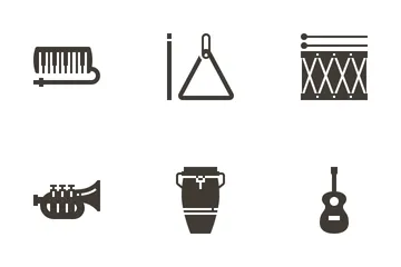 Music Instruments Icon Pack