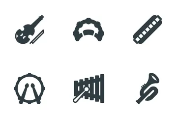 Music Instruments Icon Pack