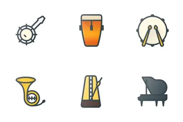 Music Instruments Icon Pack