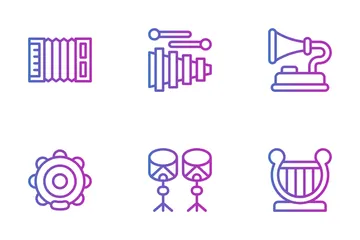 Music Instruments Icon Pack