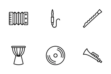 Music Instruments Vol 1 Icon Pack
