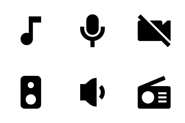 Music Player Interface Icon Pack