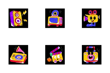 Music Stickers Icon Pack