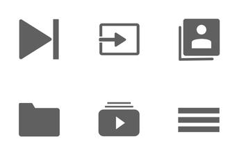 Music User Interface Icon Pack
