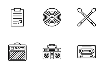 Música Paquete de Iconos