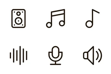 Música Paquete de Iconos