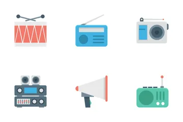 Musica e multimedialità Icon Pack