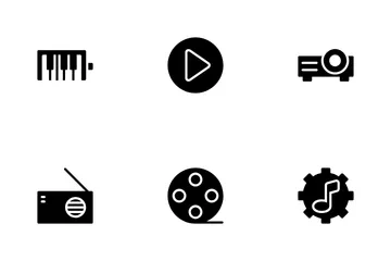 Música e vídeo Icon Pack