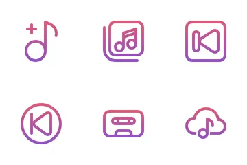 Música y audio Paquete de Iconos