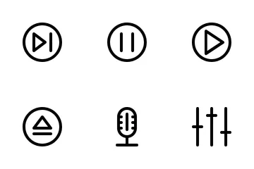 Música y audio Paquete de Iconos