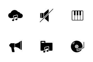 Música y audio Paquete de Iconos