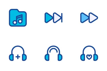 Música y audio Paquete de Iconos