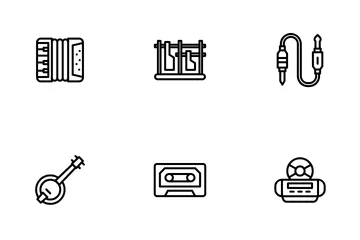 Música y multimedia Paquete de Iconos