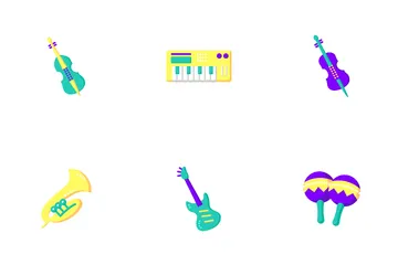 Musical Instrument Icon Pack