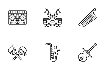 Musical Instrument Icon Pack