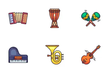 Musical Instrument Icon Pack