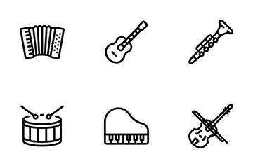 Musical Instrument Icon Pack