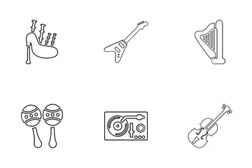 Musical Instrument Icon Pack