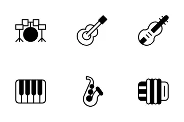 Musical Instrument Icon Pack