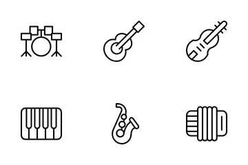 Musical Instrument Icon Pack