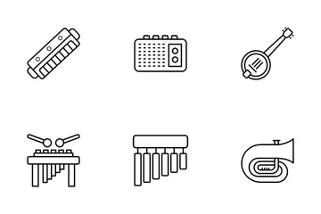 Musical Instrument Icon Pack