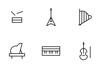 Musical Instruments Icon Pack