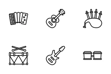 Musical Instruments Icon Pack