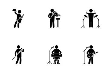 Musician Human Icon Pack