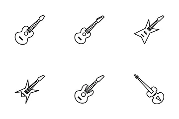 Musikinstrument Symbolpack