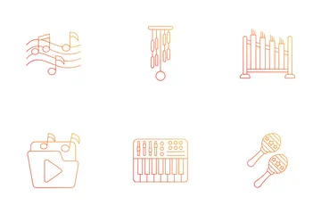 Musikinstrumente Symbolpack