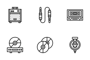 Musique Audio Pack d'Icônes