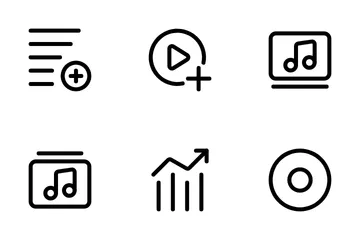 Musique Audio Pack d'Icônes