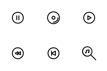 Musique et multimédia Icon Pack