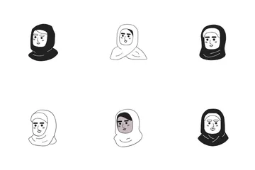 Muslim Fashion Icon Pack