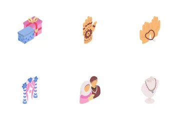 Muslim Wedding Icon Pack