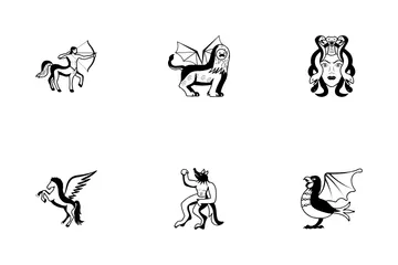 Mythological Character Icon Pack