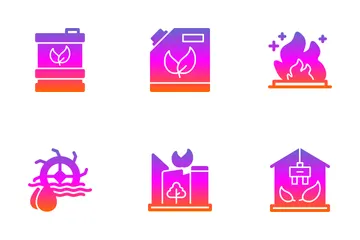 Nachhaltige Energie Symbolpack