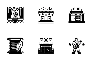 Nachtleben Symbolpack