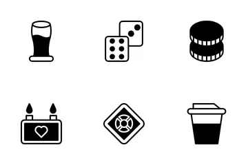 Nachtleben Symbolpack