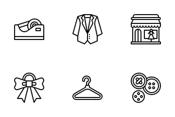 Nähen Symbolpack