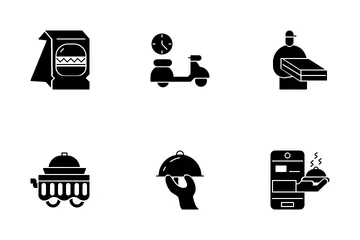 Nahrungsmittelservice Icon Pack