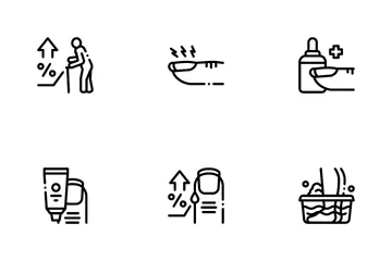 Nail Infection Disease Icon Pack