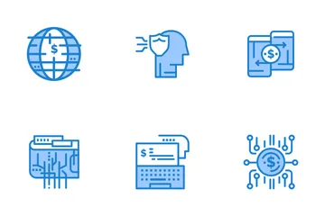 Naked Politics And Fintech Industry Icon Pack