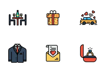 Namorados - 2017 Pacote de Ícones