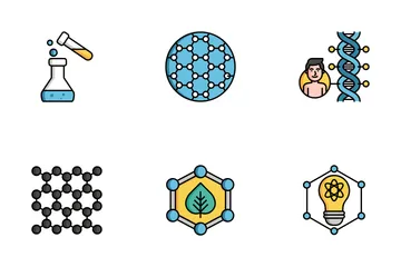 Nanotechnology Icon Pack