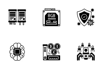 Nanotecnología Paquete de Iconos