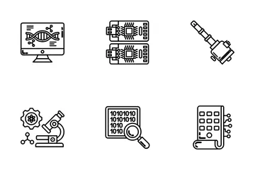 Nanotecnología Paquete de Iconos