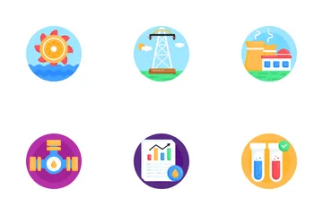 National Petroleum Day Icon Pack